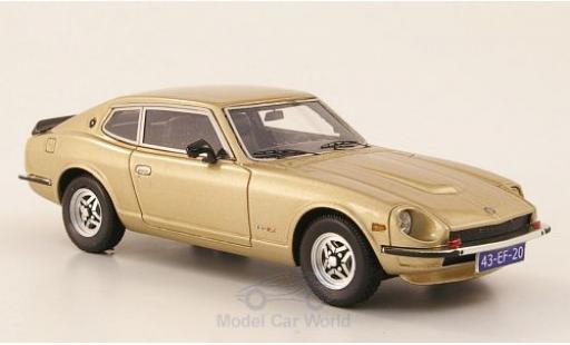 Diecast model cars Datsun 260Z 2+2 gold 1975 1/43 Neo