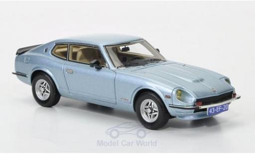 Diecast model cars Datsun 260Z 2+2 metallic blue 1975 1/43 Neo