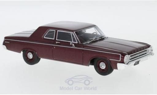Diecast model cars Dodge 330 Berline Sedan metallic red 1964 1/43 Neo