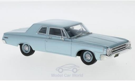 Diecast model cars Dodge 330 Berline Sedan metallic blue 1964 1/43 Neo
