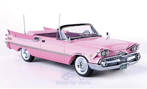 Diecast model cars Dodge Custom Royal Lancer Cabriolet Convertible pink/pink 1959 1/43 Neo