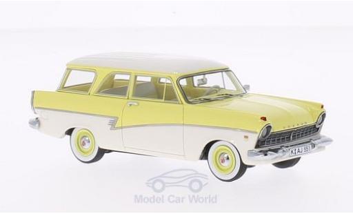 Diecast model cars Ford 17M 17M P2 () Turnier yellow/white 1957 1/43 Neo