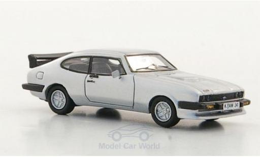 Diecast model cars Ford Capri 2.8 Turbo III grey 1981 1/87 Neo