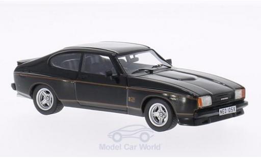 Diecast model cars Ford Capri 3.0S MKII X-Pack black 1976 1/43 Neo