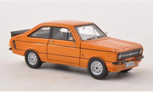 Diecast model cars Ford Escort RS II orange RHD 1978 avec -Paket 1/87 Neo