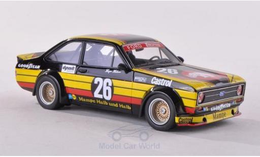Diecast model cars Ford Escort RS II Gr.2 No.26 Mampe ETCC 1977 1/43 Neo