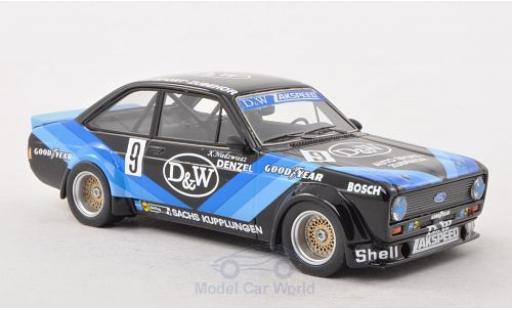 Diecast model cars Ford Escort RS MkII Gr.2 No.9 D&W ETCC Sizilien 1979 K.Niedzwiedz 1/43 Neo