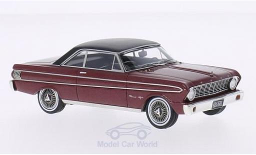 Diecast model cars Ford Falcon Sprint metallic red/matt-black 1964 1/43 Neo