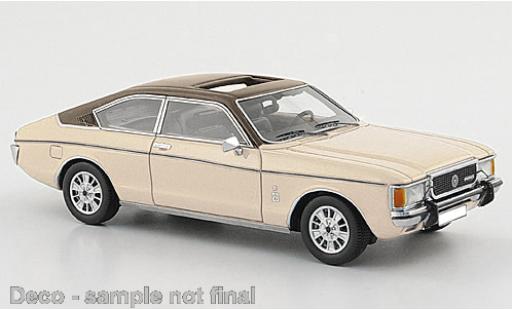 Diecast model cars Ford Granada Coupe MkI beige/brown 1972 1/43 Neo