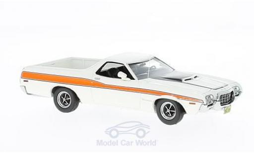 Diecast model cars Ford Ranchero GT white/orange 1972 1/43 Neo