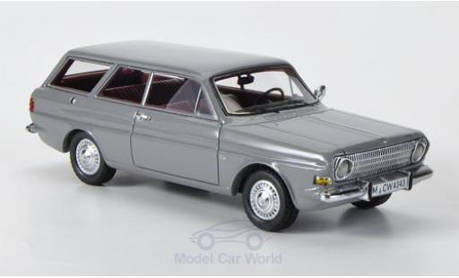 Diecast model cars Ford Taunus 12M (P6) Turnier grey 1/43 Neo