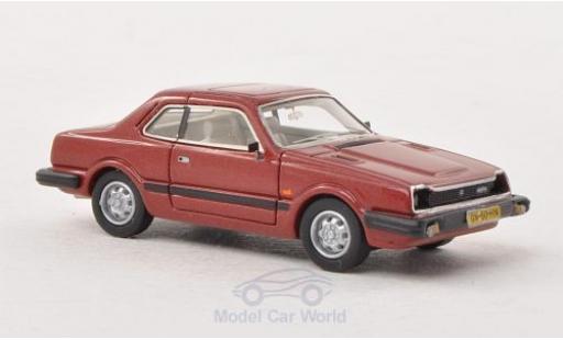 Diecast model cars Honda Prelude Base Mk1 metallic red 1981 1/87 Neo