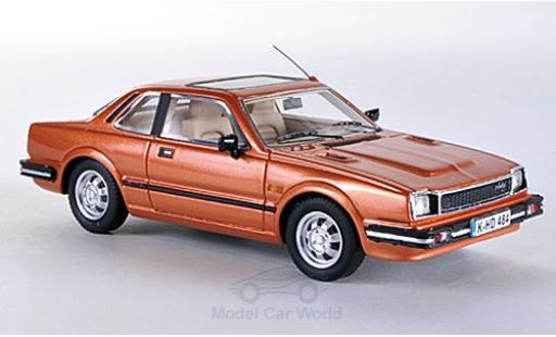Diecast model cars Honda Prelude Base MKI metallic brown 1981 1/43 Neo
