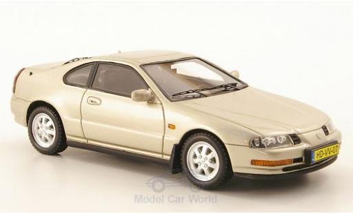 Diecast model cars Honda Prelude Base MKIV metallic beige 1992 1/43 Neo