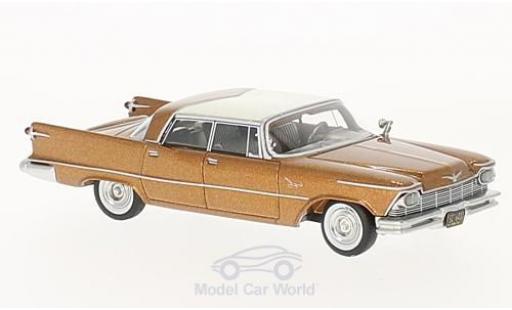 Diecast model cars Imperial Crown Base 4-Door Southampton copper/white 1957 1/64 Neo