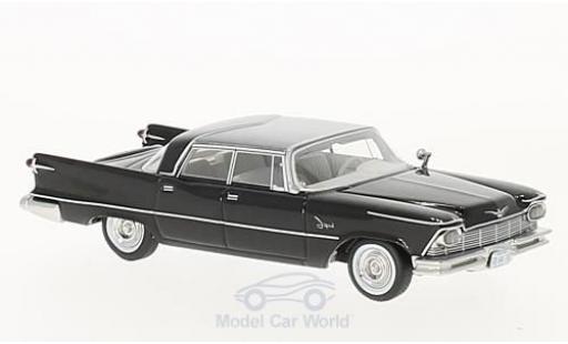 Diecast model cars Imperial Crown Base 4-Door Southampton black/grey 1957 1/64 Neo