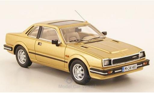 Diecast model cars Honda Prelude Base MkI gold 1983 1/43 Neo