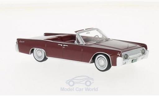 Diecast model cars Lincoln Continental 1961 53A Convertible red 1/43 Neo