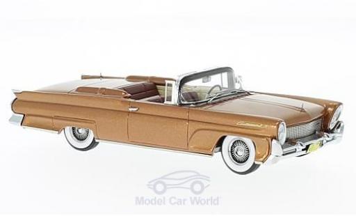Diecast model cars Lincoln Continental 1958 MKIII Convertible copper 1/43 Neo