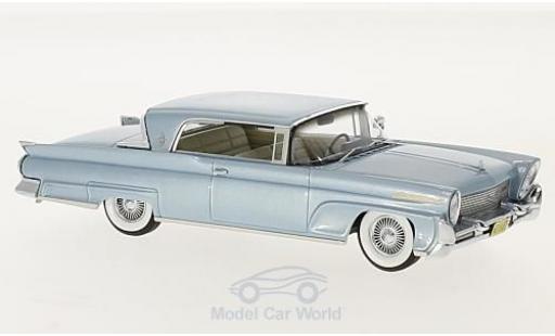 Diecast model cars Lincoln Continental 1958 MKIII Hardtop Coupe metallic blue 1/43 Neo