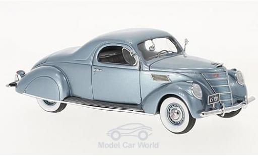 Diecast model cars Lincoln Zephyr Coupe metallic blue 1937 1/43 Neo