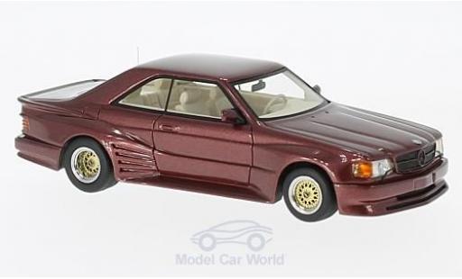 Diecast model cars Mercedes 500 Coupe Koenig Specials metallic red 1/43 Neo