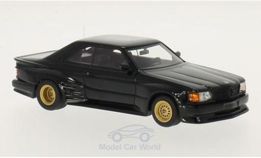 Diecast model cars Mercedes 500 Coupe Koenig Specials black 1985 1/43 Neo