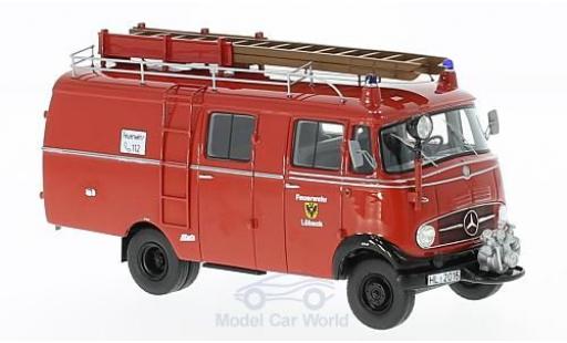 Diecast model cars Mercedes L319 Kastenwagen Fire brigade L&Atilde;&frac14;beck 1961 Van 1/43 Neo