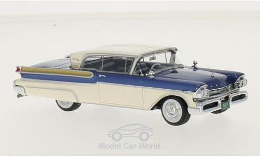 Diecast model cars Mercury Turnpike Coupe metallic blue/white 1957 1/43 Neo