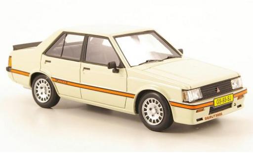 Diecast model cars Mitsubishi Lancer 2000 Turbo EX PW white 1980 1/43 Neo