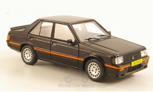 Diecast model cars Mitsubishi Lancer 2000 Turbo EX SB black 1980 1/43 Neo