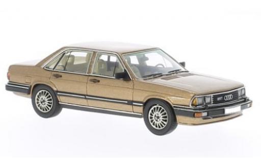 Diecast model cars Audi 200 berline (Type 43) metallise beige 1980 1/43 Neo