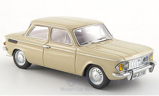 Diecast model cars NSU 1200 Base /C beige 1969 1/43 Neo