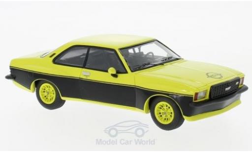 Diecast model cars Opel Commodore C B GS/E Steinmetz yellow/black 1974 1/43 Neo