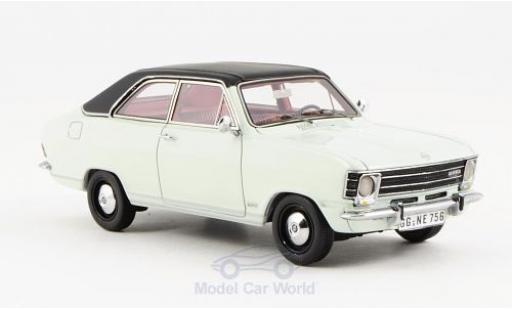 Diecast model cars Opel Olympia A LS white/matt-black 1970 2-T&Atilde;&frac14;rer 1/43 Neo