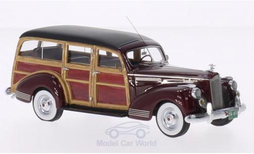 Diecast model cars Packard 110 Deluxe Wagon red/Holzoptik 1941 1/43 Neo