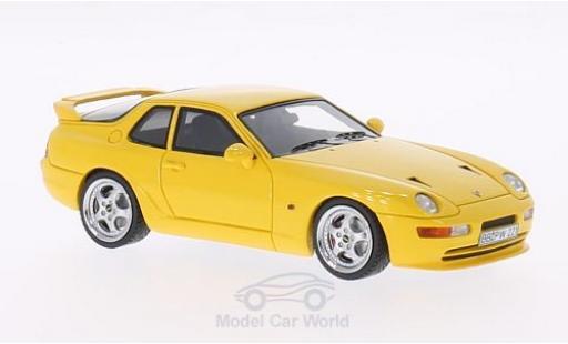 Diecast model cars Porsche 911 Turbo S 968 yellow 1 1/43 Neo