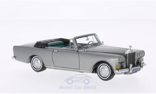 Diecast model cars Rolls Royce Silver Cloud DHC III Mulliner Park Ward metallic grey 1965 1/43 Neo