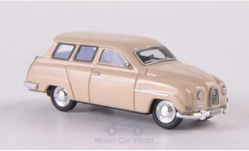 Diecast model cars Saab 95 Base beige 1/87 Neo