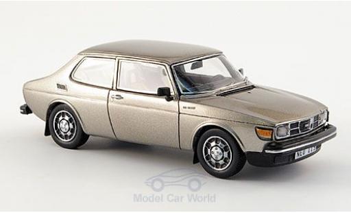 Diecast model cars Saab 99 EMS metallic grey 1977 1/43 Neo