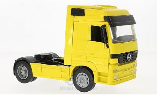 Diecast model cars Mercedes Actros Base 1857 yellow Zugmaschine 1/32 New Ray