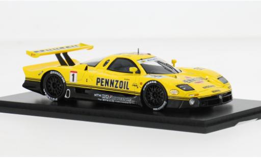 Diecast model cars Nissan R390 Le Mans GT1 24h 1998 Pennzoil E.Comas 1/43 Spark