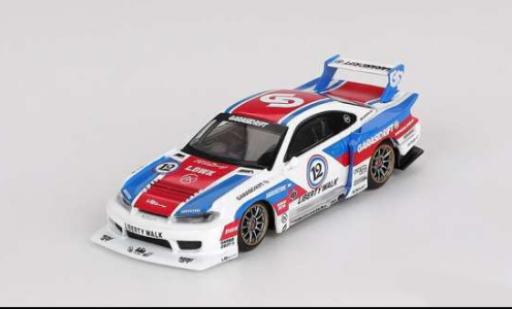 Diecast model cars Nissan Silvia S15 () LB-Super Silhouette 2025 GARASIDRIFT x LBWK #12 1/64 Mini GT