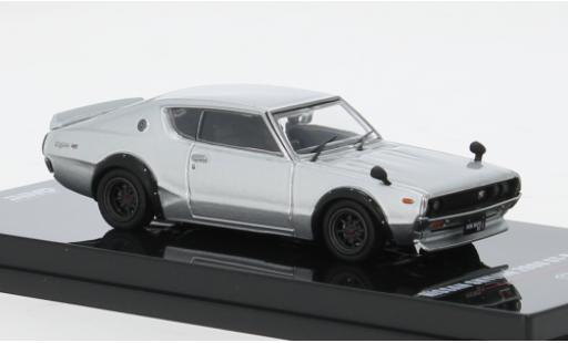 Diecast model cars Nissan Skyline 2000 G silver 1/64 INNO64