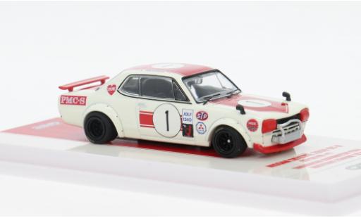 Diecast model cars Nissan Skyline 2000 GT-R (KPGC10) Fuji Masters 250km 1971 #1 T.Kunimitsu 1/64 INNO64