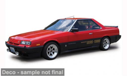 Diecast model cars Nissan Skyline RS-Turbo 2000 (R30) red/black 1983 Iron Mask 1/64 IXO America