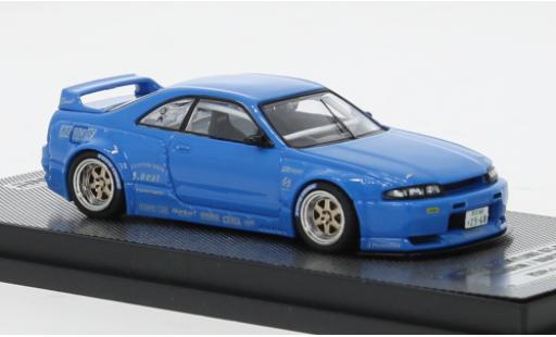 Diecast model cars Nissan Skyline Base GT-R ( blue 1/64 INNO64