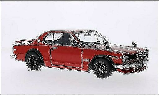 Nissan Skyline 2000 1/18 Autoart GT-R (KPGC10) red RHD diecast model cars
