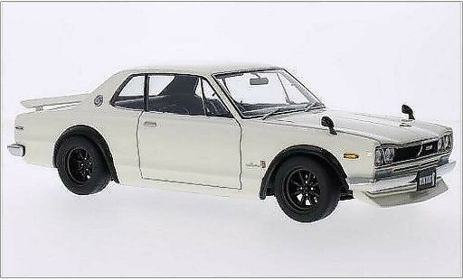 Nissan Skyline 2000 1/18 Autoart GT-R (KPGC10) white RHD diecast model cars