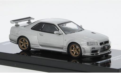 Diecast model cars Nissan Skyline Base GT-R ( silver 1/64 INNO64